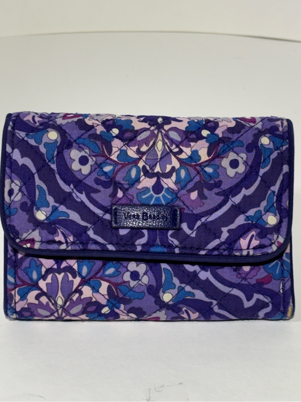 Vera Bradley “Regal Rosette” RFID Trifold Wallet